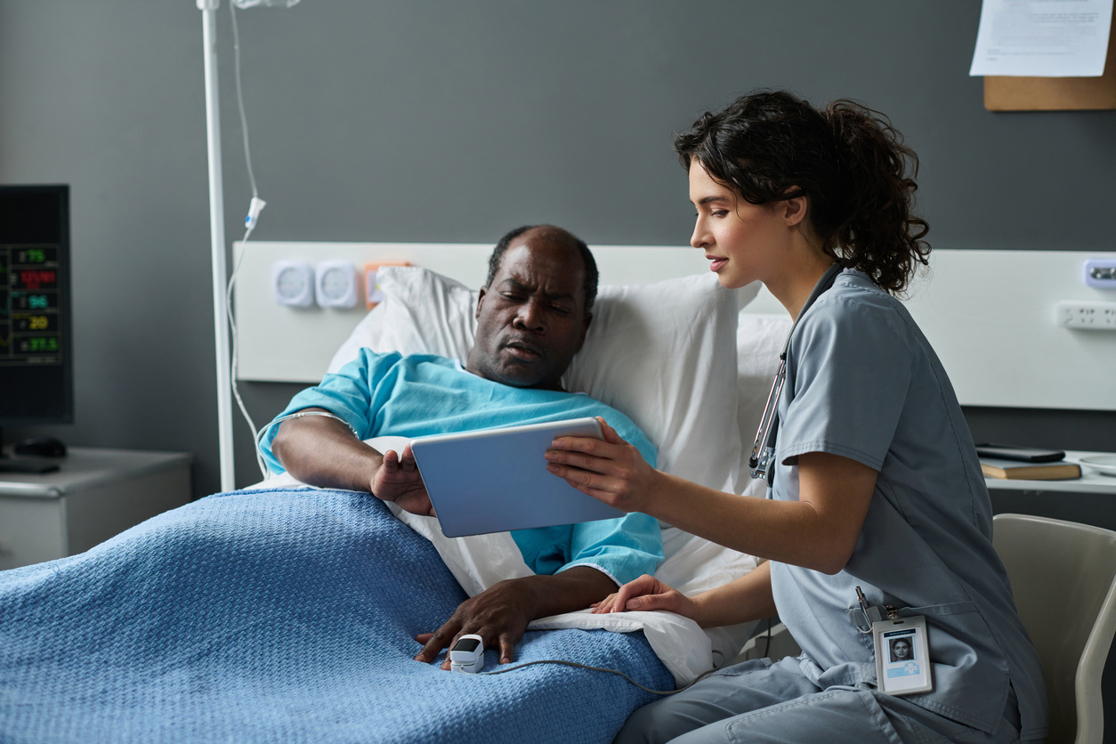 Torre being used in a healthcare setting
